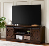 Farmhouse TV Stand Modern Sliding Barn Door Entertainment Center for TV