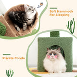 Floor to Ceiling Cat Tree Ajustable Height [82-108 Inches=208-275cm 6 Tiers Tower Fit