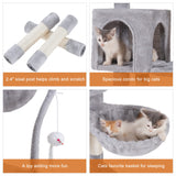 Cat Tree with Toy Cat Tower condo for Indoor Cats