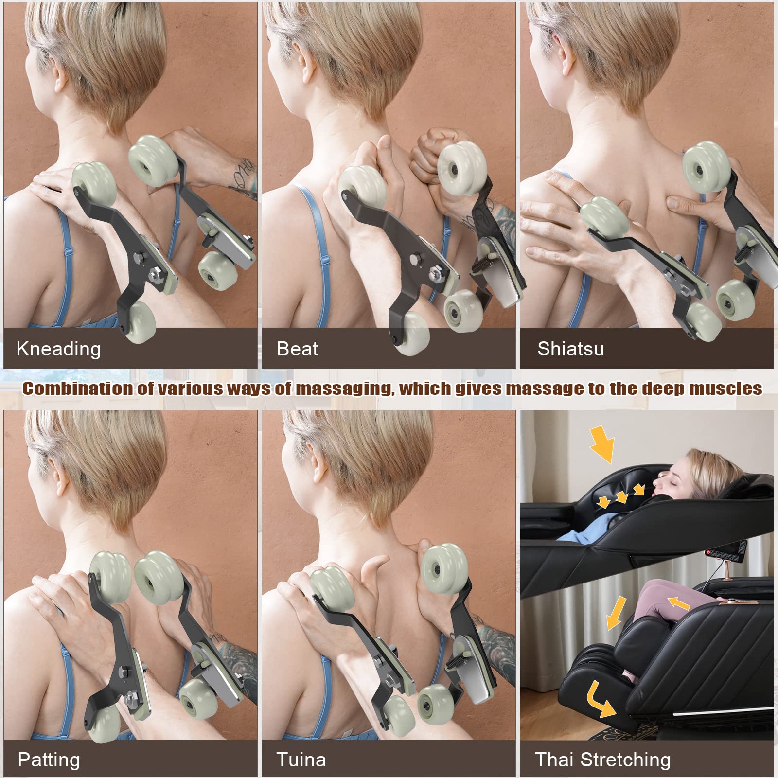 ZenWyse Smart SL-Track Massage Chair – Zero Gravity, Shoulder Detection & 7 Techniques