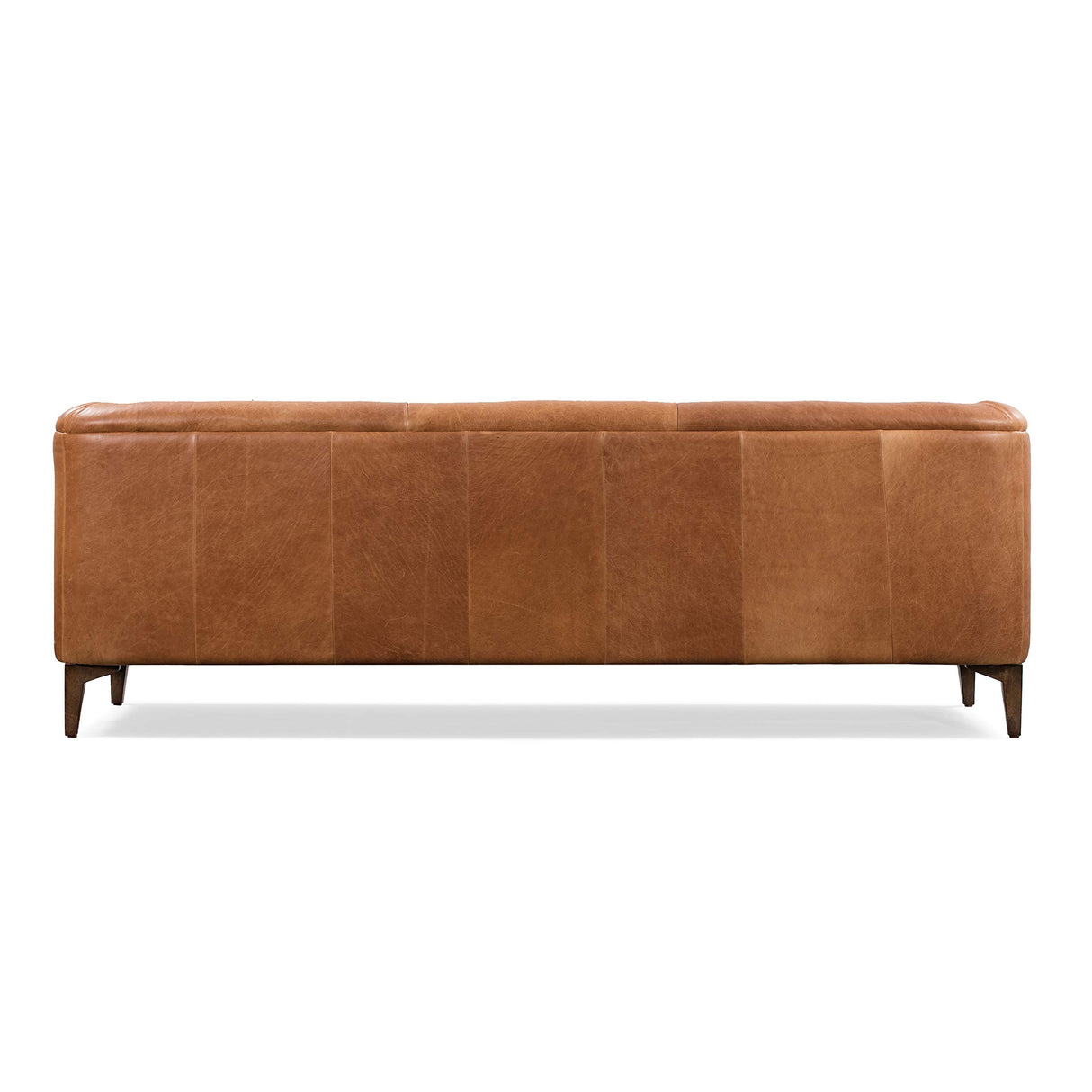 Essex Leather Couch – 89-Inch Leather Sofa with Tufted Back - Full Grain Leather