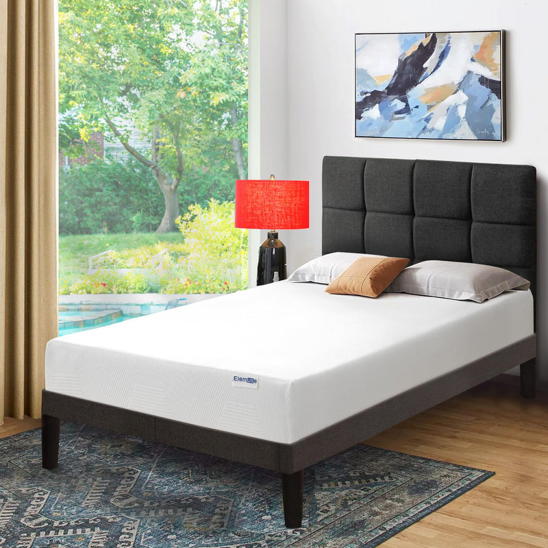 Twin Mattress 6 Inch Cooling Gel Memory Foam Mattress, Breathable Bed in a Box