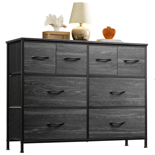 Dresser for Bedroom with 8 Drawers, Wide Fabric Dresser for Storage and Organization