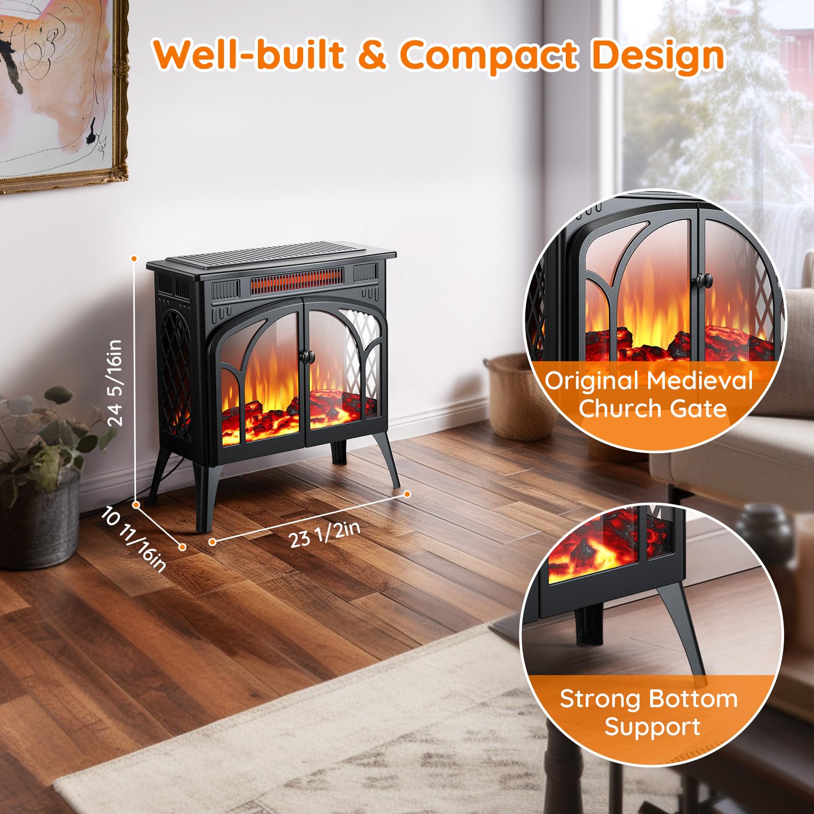 Electric Fireplace Heater