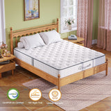 Queen Size Mattress, 10 Inch Innerspring Multilayer Hybrid Queen Mattress