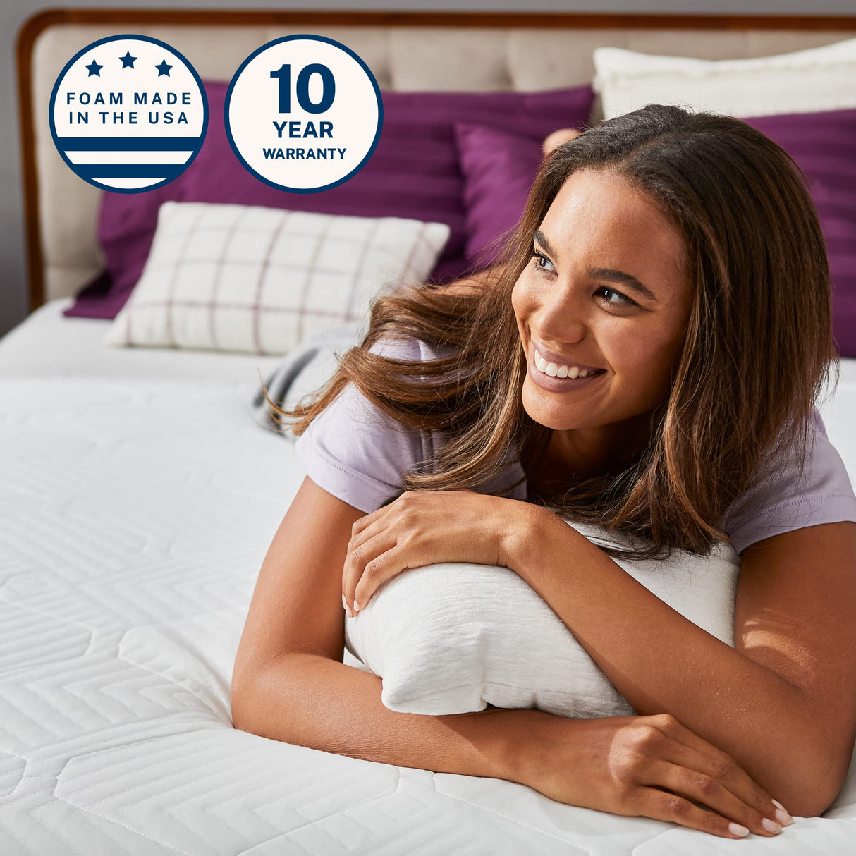 Hudson Hybrid 10 Inch Cooling Gel Memory Foam and Innerspring Mattress