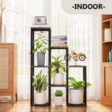 Plant Stand Indoor Plant Shelf 7 Pot Metal Black Plant Stands for Indoor Plants