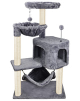 Newest Cat Tree with Cat Condo and Big Hammock