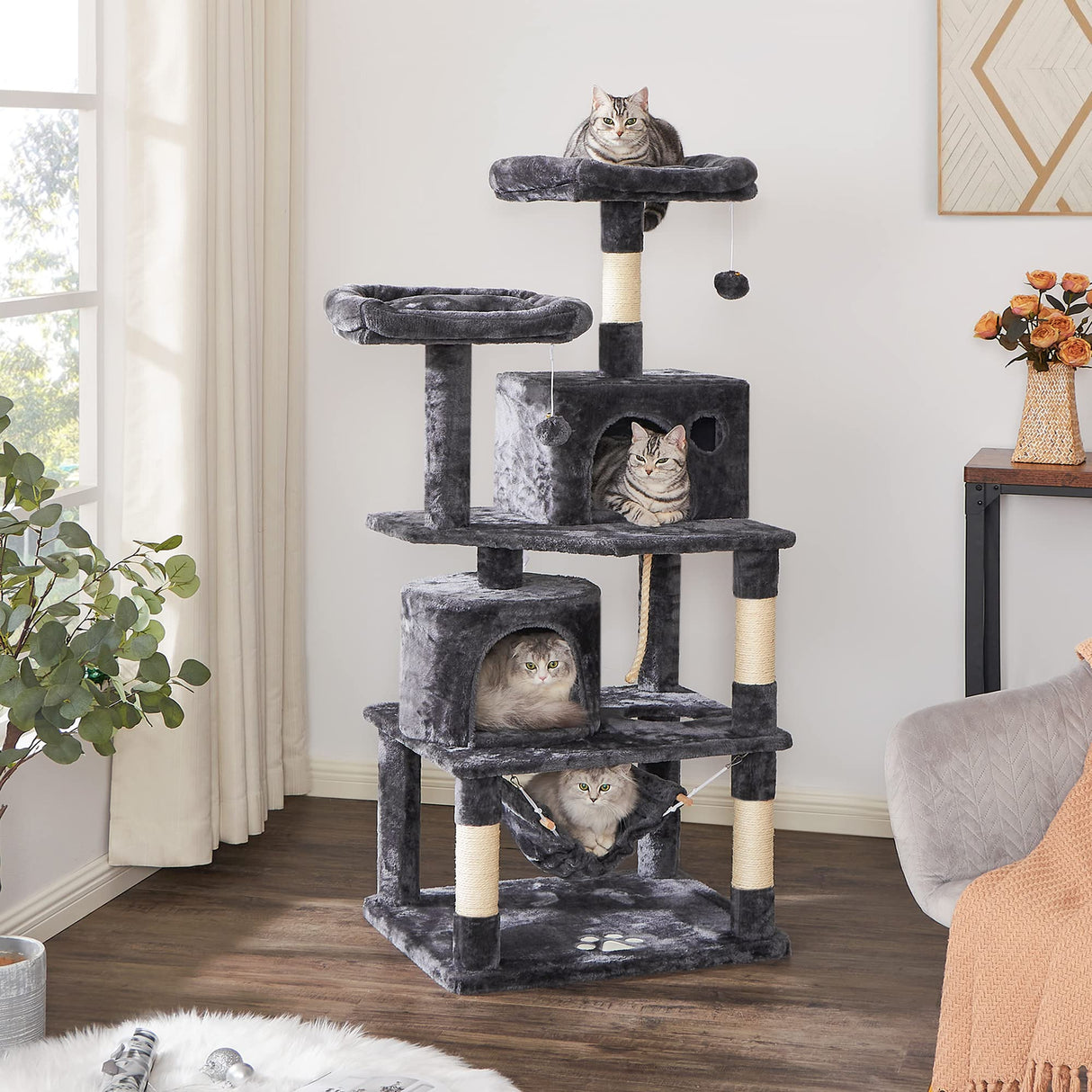 Cat Tree Condo Cat Tower for Indoor Cats Kitten Furniture Activity Center Pet Kitty