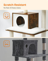 Woody Wonders Cat Tree Modern Cat Tower for Indoor Cats