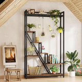 70.9" Tall Indoor Plant Stand, 7-Tier Large Plant Shelf with 5 S-Hooks