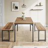 45" Dining Table Set for 4, 3-Pieces Kitchen & Dining Room Sets