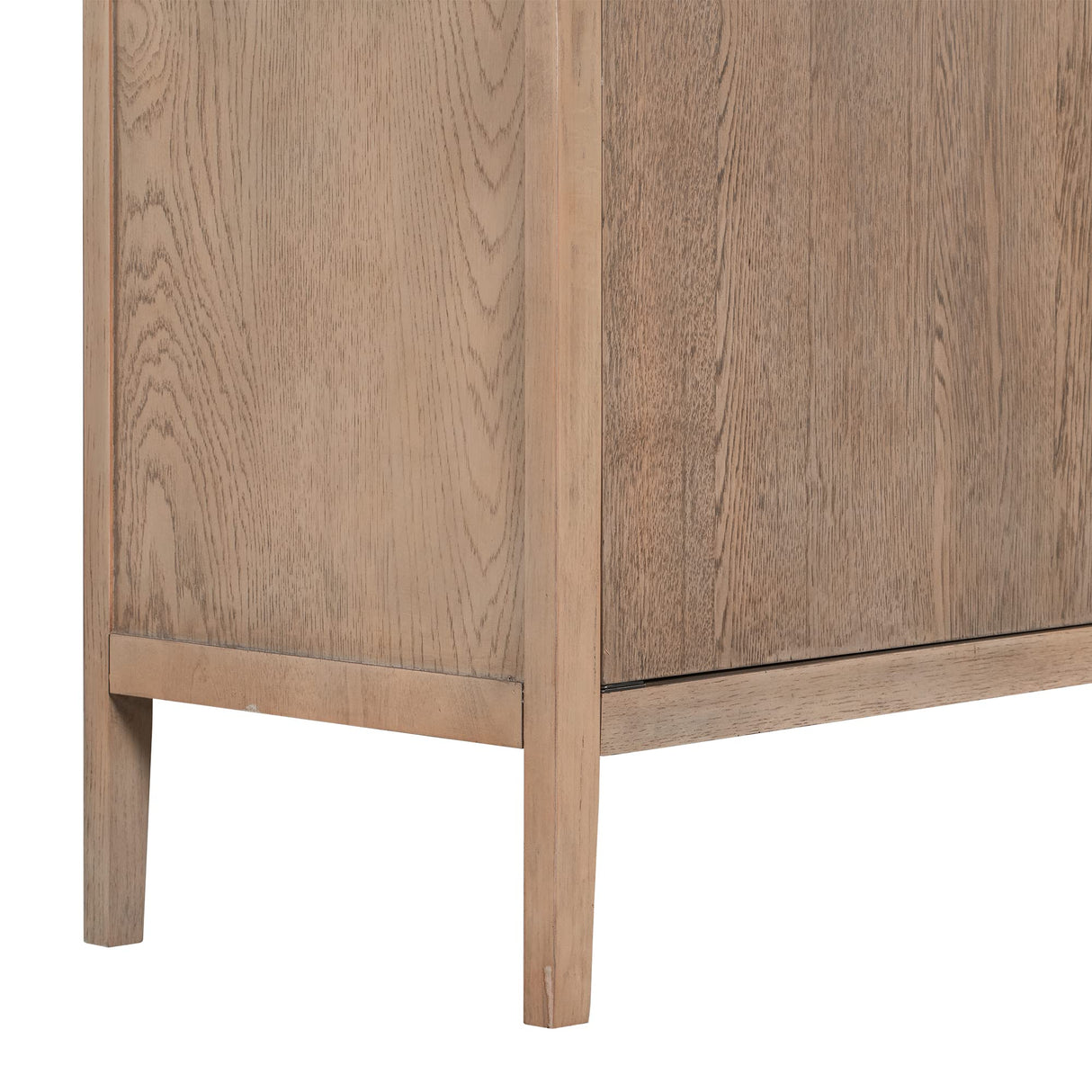 Farmhouse Modern Sideboard Table with Storage, Dining Room Buffet Cabinet