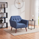 Accent Chairs for Bedroom, Midcentury Modern Accent Arm Chair for Living Room