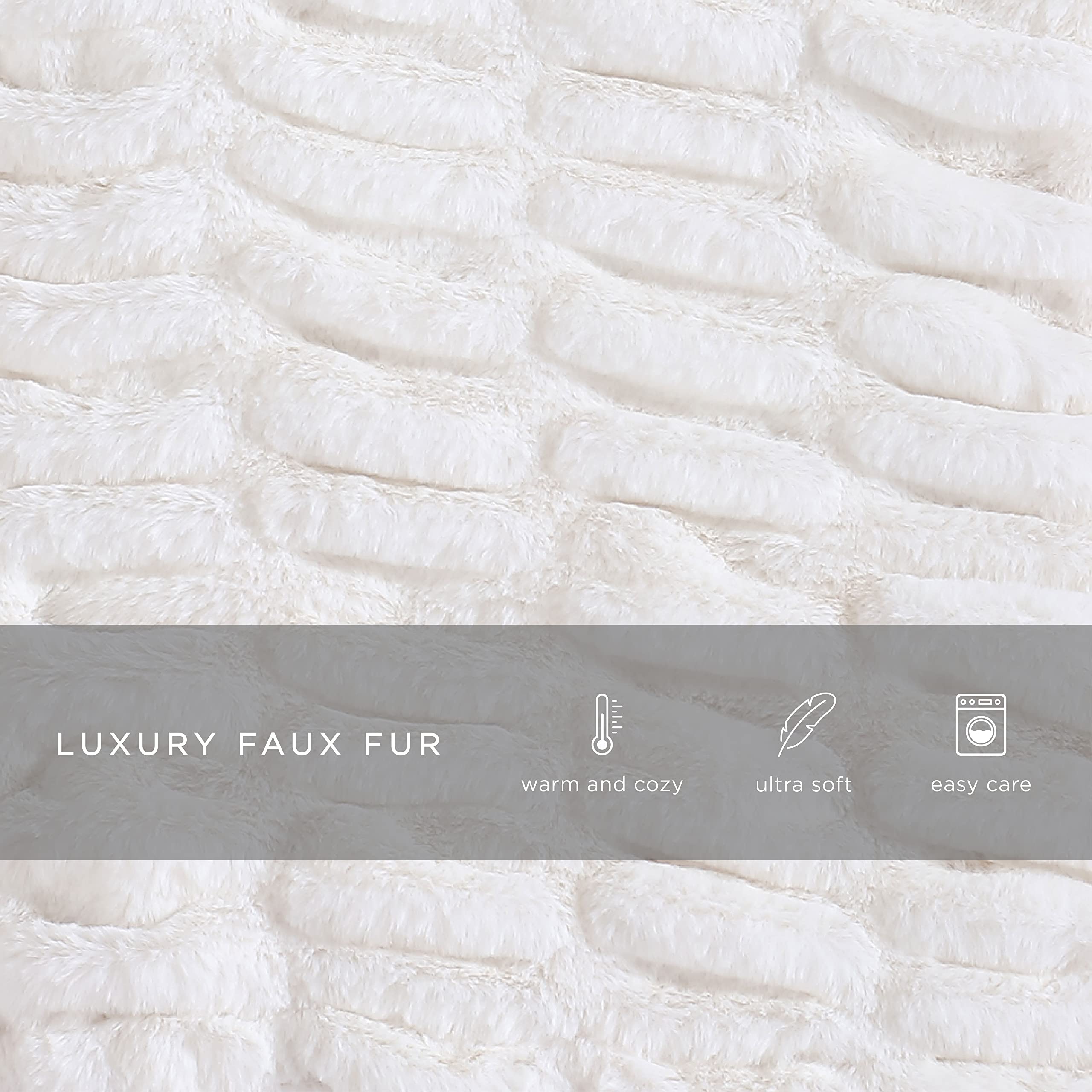 Lapin Ultra Fine Faux Fur Throw Blanket - Luxurious