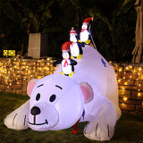 l Christmas 7.7(L) x 6 FT(H) Inflatables Lighted Polar