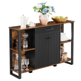 Buffet Cabinet, Kitchen Sideboard, Storage Organizer with Drawer