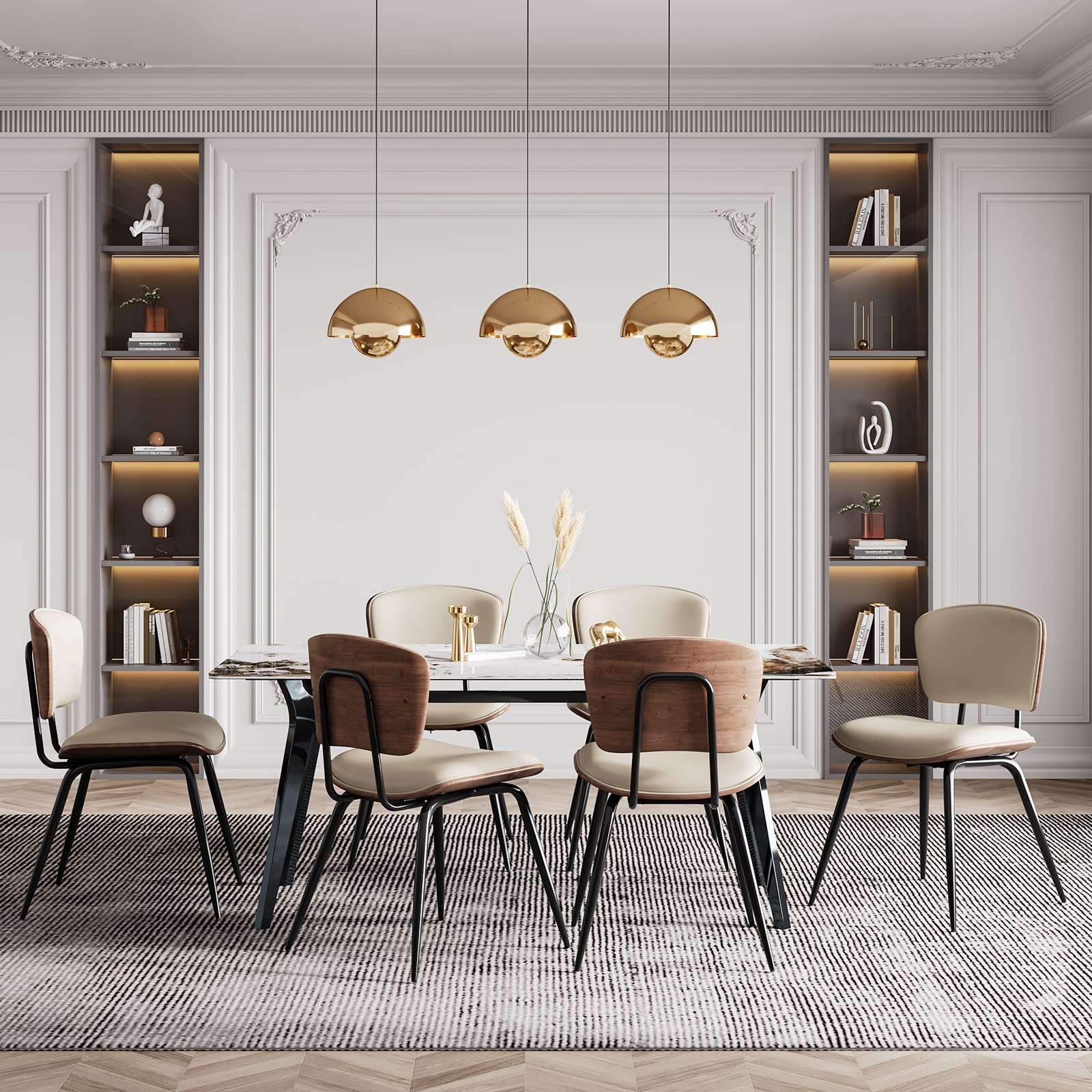 Dining Chairs Mid Century Modern Dining Chairs for Kitchen Dining