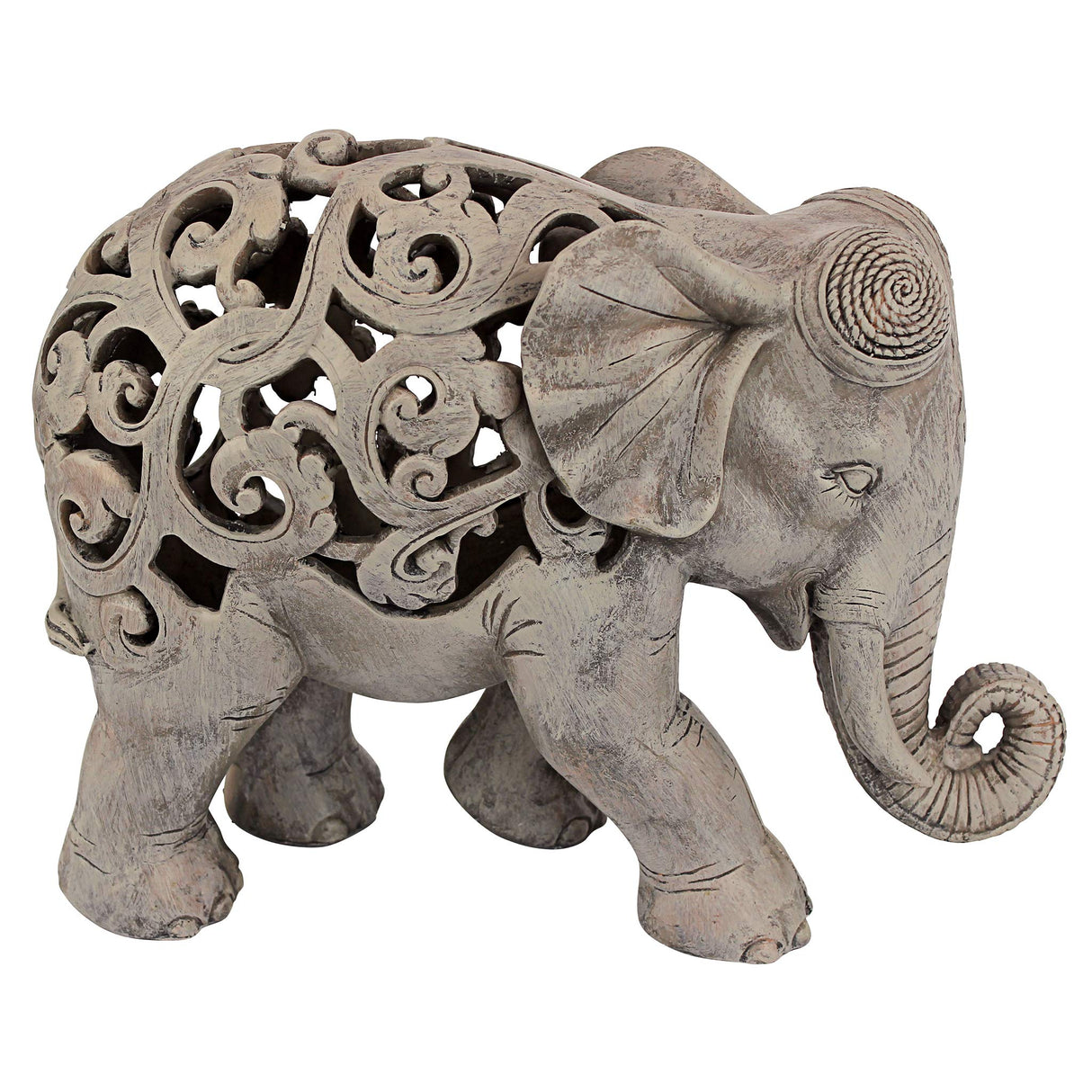 Anjan The Elephant Indian Decor Jali Animal Statue