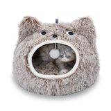 Cat Bed Cute Cat Bed Cave, Soft Plush Cat House, Cozy for Indoor Cats or Small Dog Bed