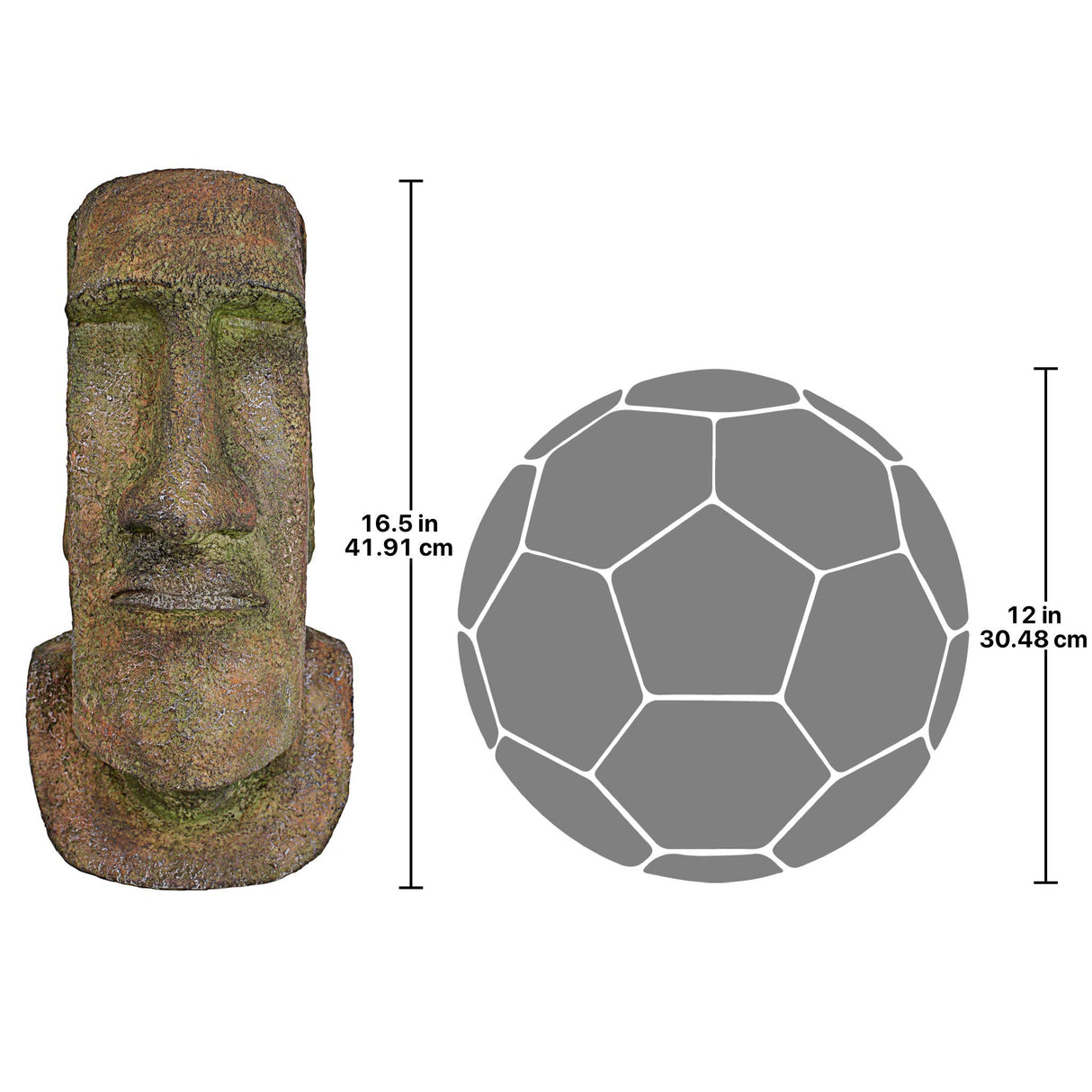 Easter Island Ahu Akivi Moai Monolith Statue: Medium