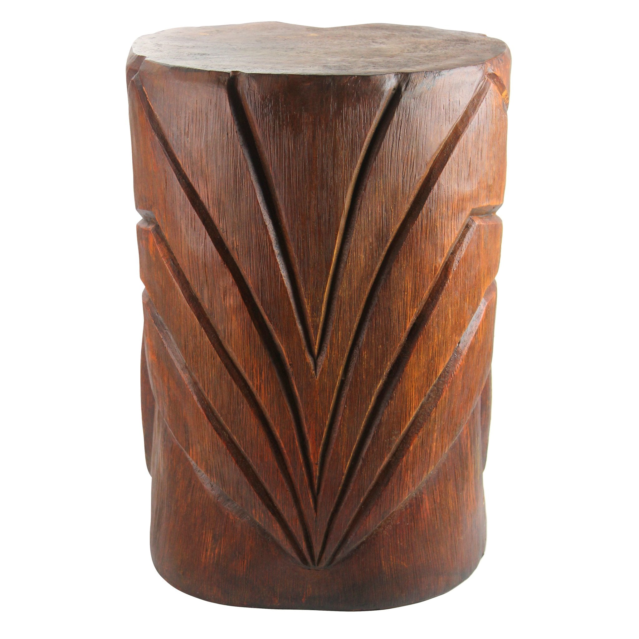 DB383038 The Grande Tiki God Teeth Indoor/Outdoor Side Table Statue