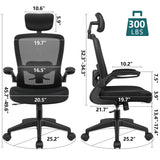 Ergonomic Office Chair, Headrest Desk Chair