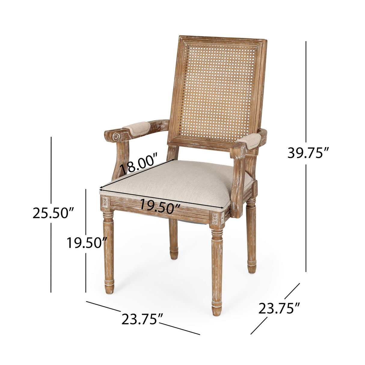 Maria DINING CHAIR SETS, Wood, Beige + Natural