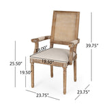 Maria DINING CHAIR SETS, Wood, Beige + Natural