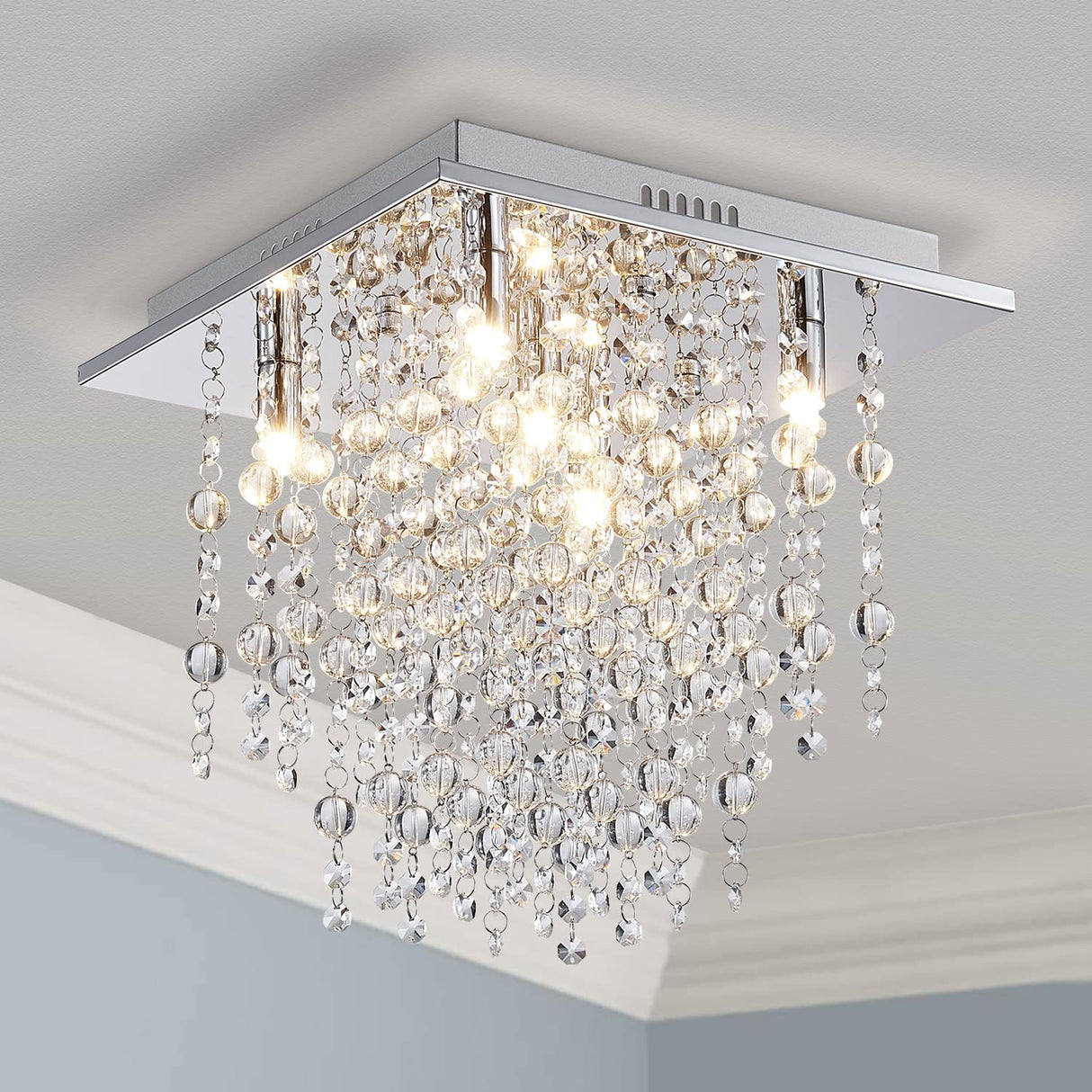 5-Lights Modern Flush Mount Ceiling Light Fixtures