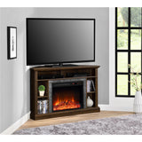 Overland Electric Corner Fireplace for TVs up to 50" Wide