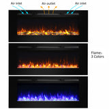 Alice 50 Inches Recessed Electric Fireplace