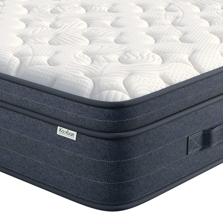 Queen Size Mattress, 12 Inch Hybrid Queen Mattress in a Box, 3 Layer Premium Foam with Pocket Springs