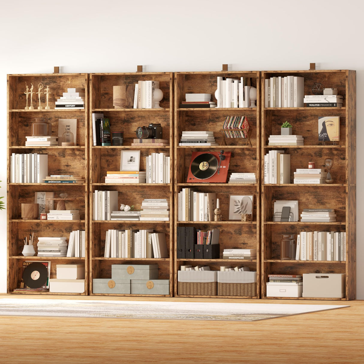 Bookshelves and Bookcases Set of 1/2 Floor Standing