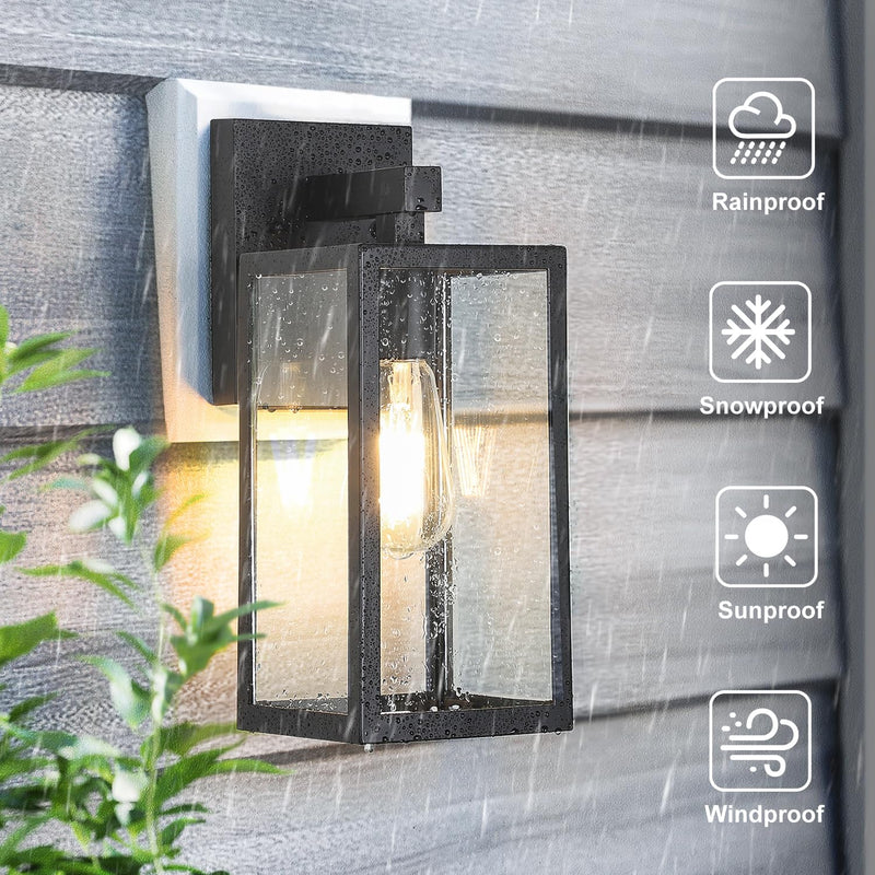 Outdoor Wall Lantern, Exterior Waterproof Wall Sconce Light Fixture