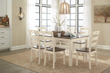 Woodanville 7 Piece Dining Room Set, Includes Table & 6 Chairs