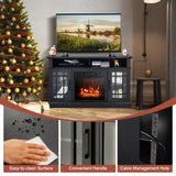 Electric Fireplace TV Stand for TVs Up to 55 Inches