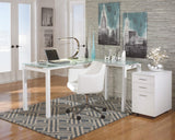 Baraga Contemporary Adjustable Swivel Home Office