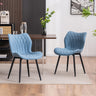 Dining Chairs Set of 2 Upholstered Faux Leather Kitchen Dining Room Chairs