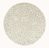 Global Archive Handcrafted Capiz Shell Terrazzo Modern Accent