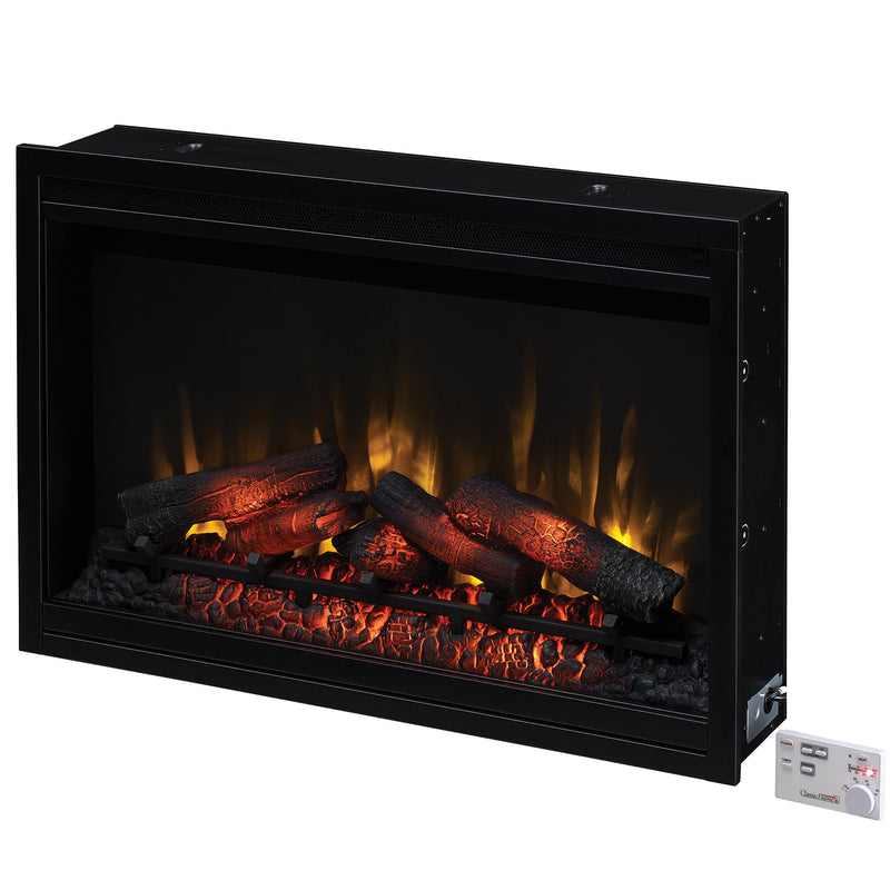 36" Traditional Built-in Electric Fireplace Insert, 120 volt