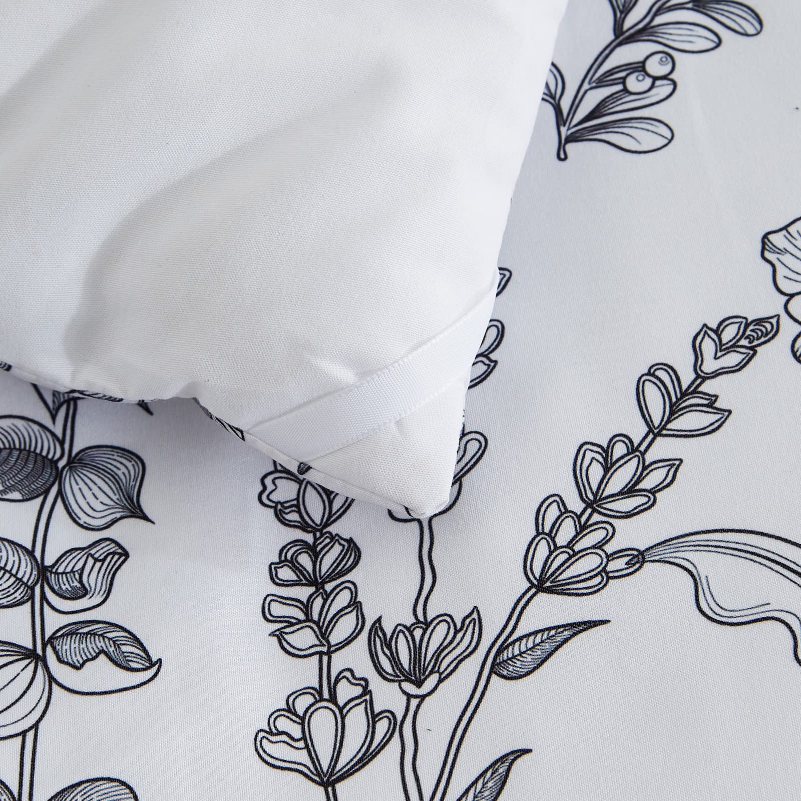 Floral Queen Size Comforter Set for Queen Bed Farmhouse Boho Bedding Comforter Sets