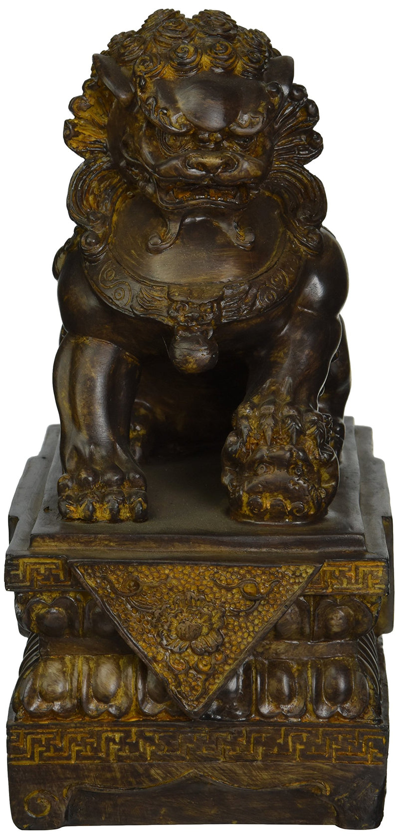 Female Chinese Guardian Lion Foo Dog Asian Decor Statue