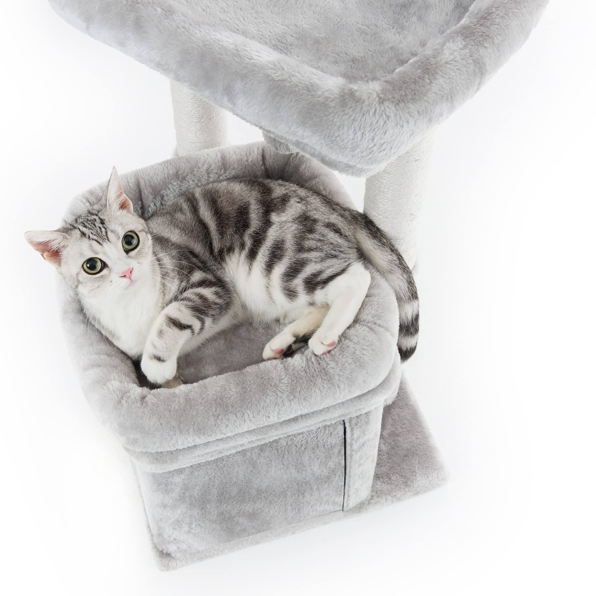 Cat Tree, Small Cat Tower with Dangling Ball