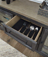 Foyland Casual Dining Room Server with Soft-close Drawers