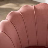 Pink Velvet Accent Chair for Living Room, Lounge Chair for Bedroom Chairs