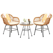 3 Piece Patio Set, Outdoor Bistro Set, Balcony Furniture