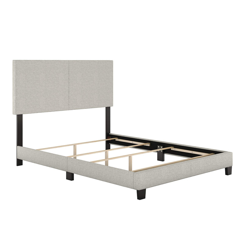 Milan wingback upholstered on sale platform bed