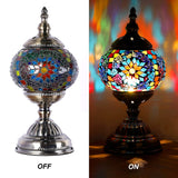 Turkish Mosaic Glass Decorative Table Lamp Moroccan Lantern