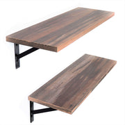 Wall Mounted Shelves, 24” Wall Hanging Shelf Set for Living Room, Office, Kitchen